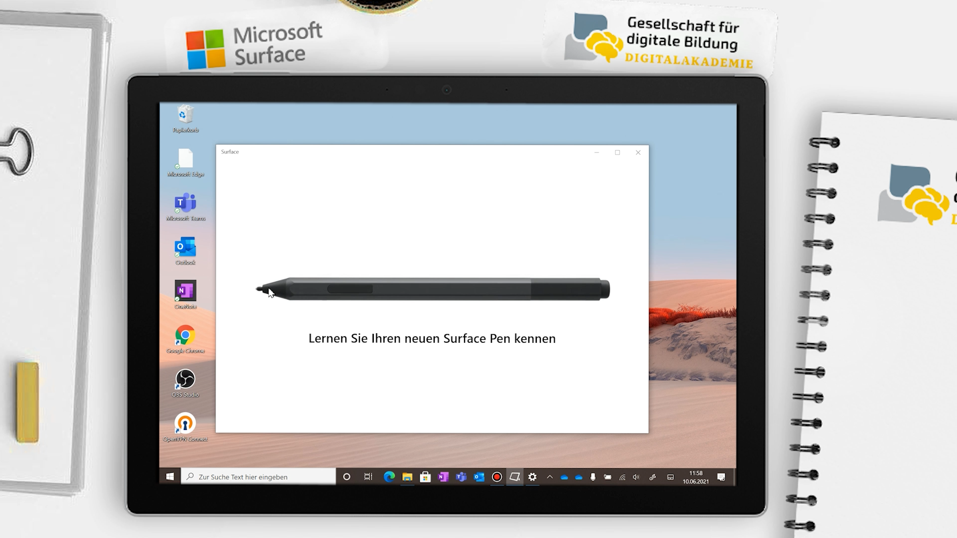 0402 Surface Pen und Windows INk