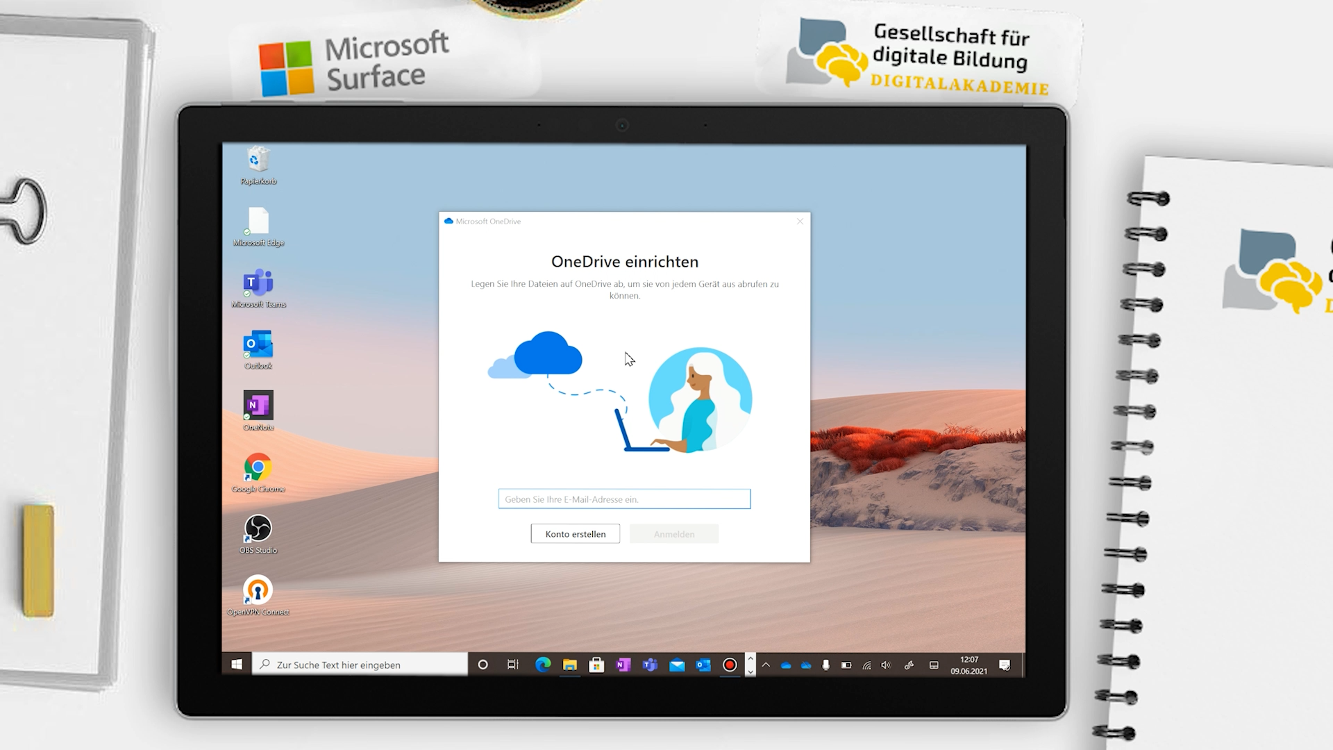 0701 OneDrive einrichten 1